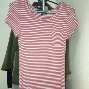 Pink striped dress